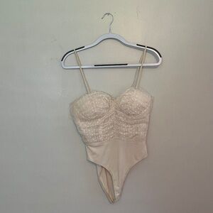 Polka-Dot Ruffled Body Suit